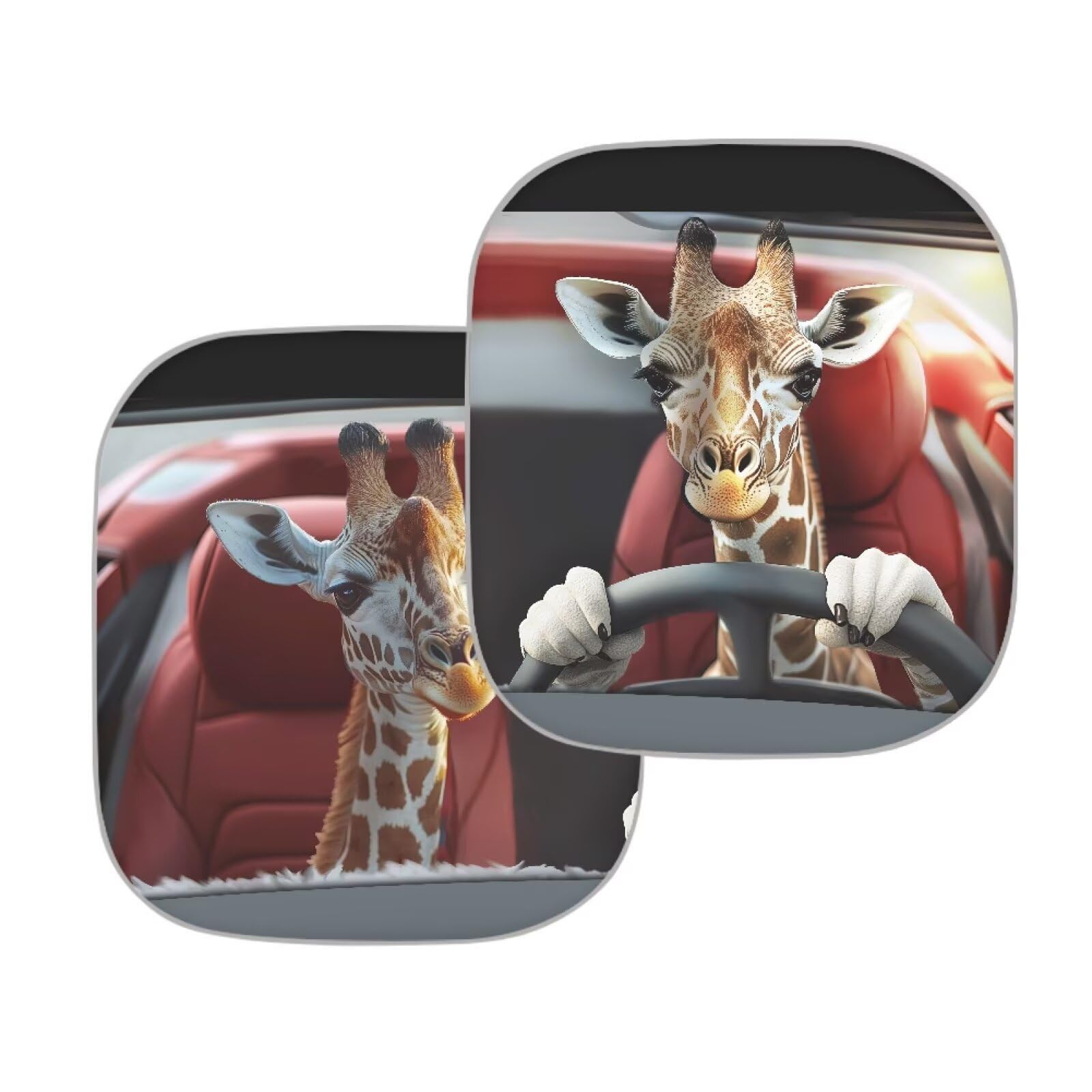 Renewold 2Pcs Sunshade For Car Windshield Reflective Blocks Heat Sunlight Foldable Sun Shade Shield Summer Car Accessories Keep