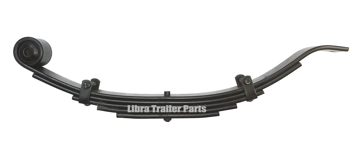 Libra New Trailer Leaf Spring-Heavy Duty 5 Leaf Slipper 6,000Lbs Capacity For 12,000 Lbs Axle - 20067 