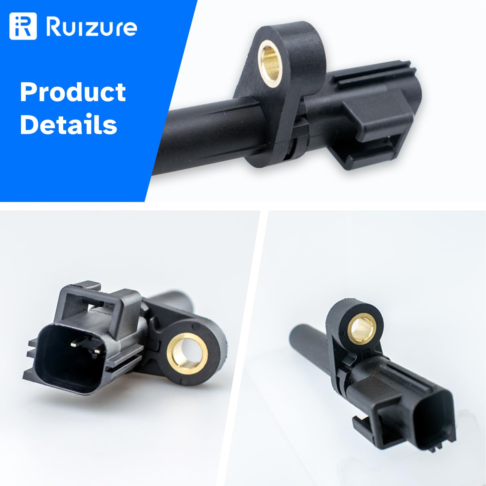 Rear ABS Wheel Speed Sensor Left or Right fit for 2007 2008 2009 2010 2011 2012 Dodge Ram 1500, 2004-2006 Dodge Durango, Driver