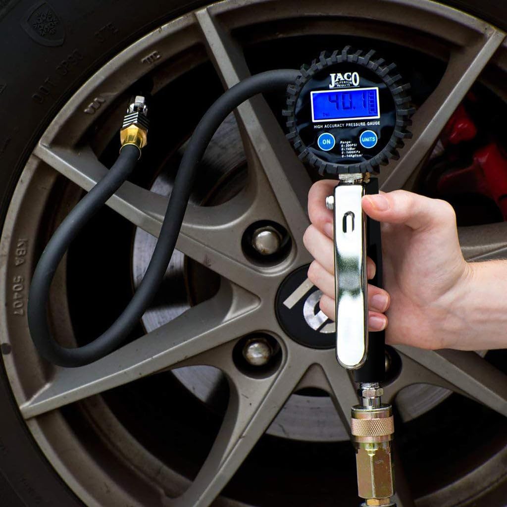 Jaco Flowpro 2.0 Digital Tire Inflator With Pressure Gauge - 200 Psi