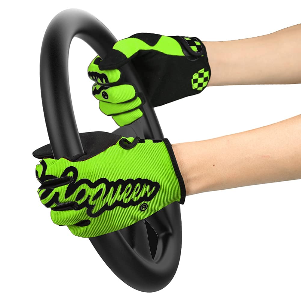 Solo Queen Sim-Racing Gloves For Simulator Steering Wheel Games And Karting Glove (Yellow, Xl)