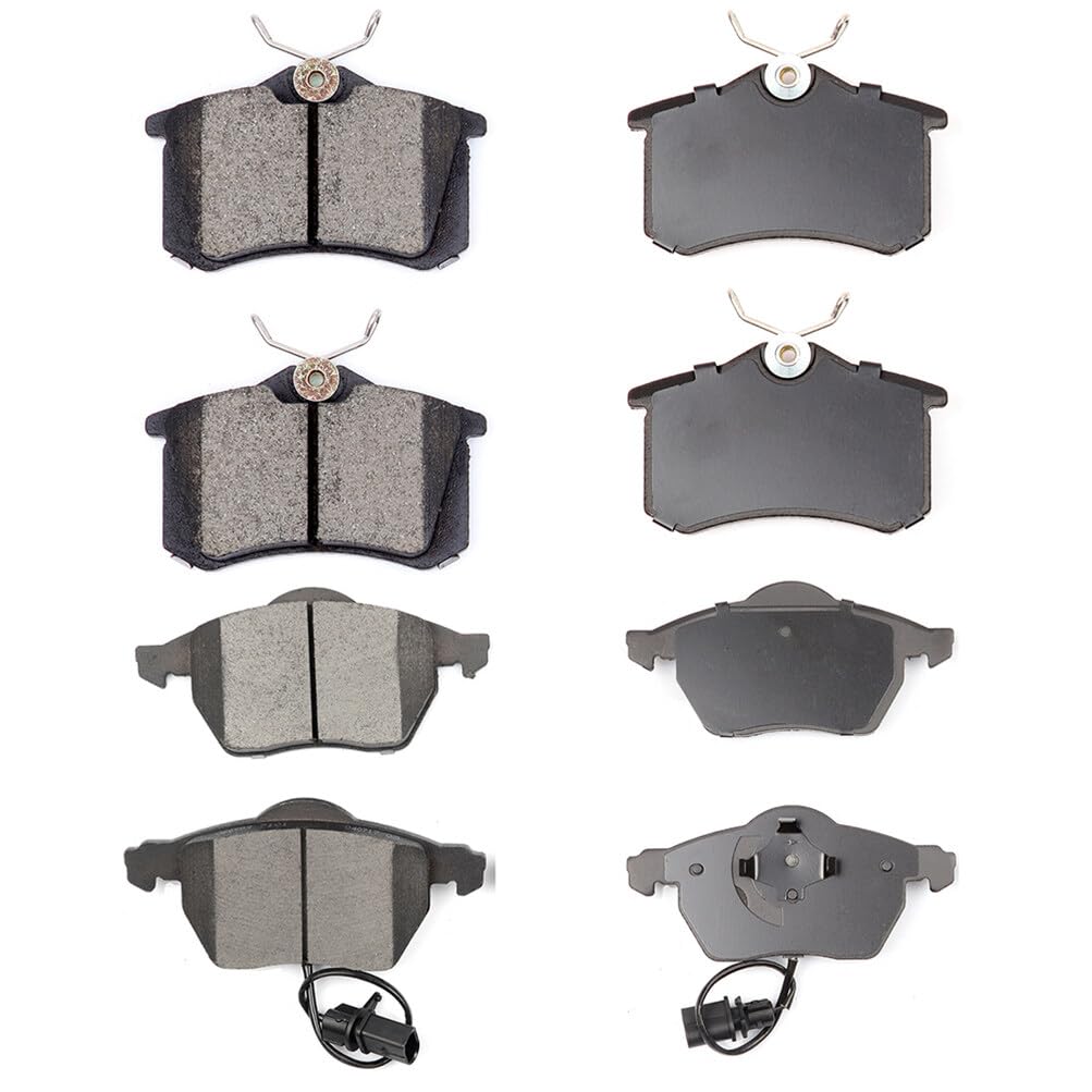 Eccpp D840-7715 D340-7335 Front Rear Ceramic Brake Pads - Audi A4 1999-2008, A6 1998-2004, Passat 1999-2005