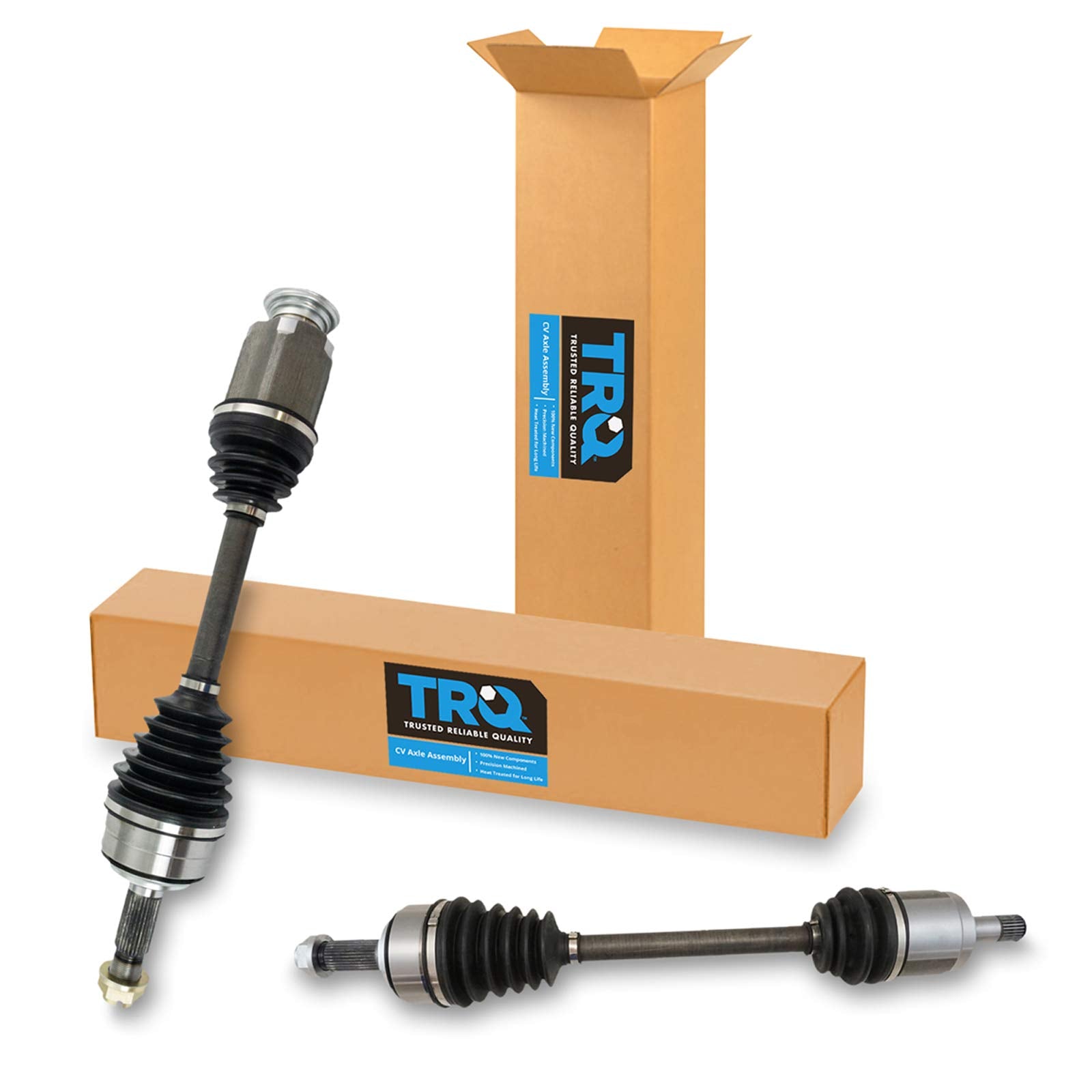 Trq Front Cv Axle Shaft Assembly Set Compatible With 2007-2014 Honda Cr-V