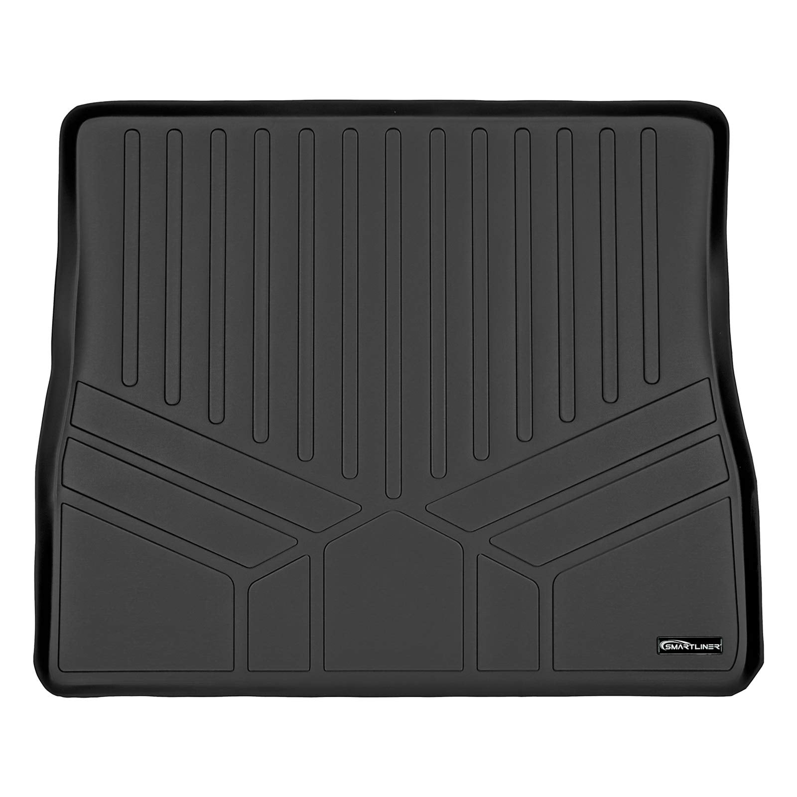 MAXLINER All Weather Custom Fit Cargo Trunk Liner Floor Mat Behind 2nd Row Black Compatible with 2011-2020 Toyota Sienna