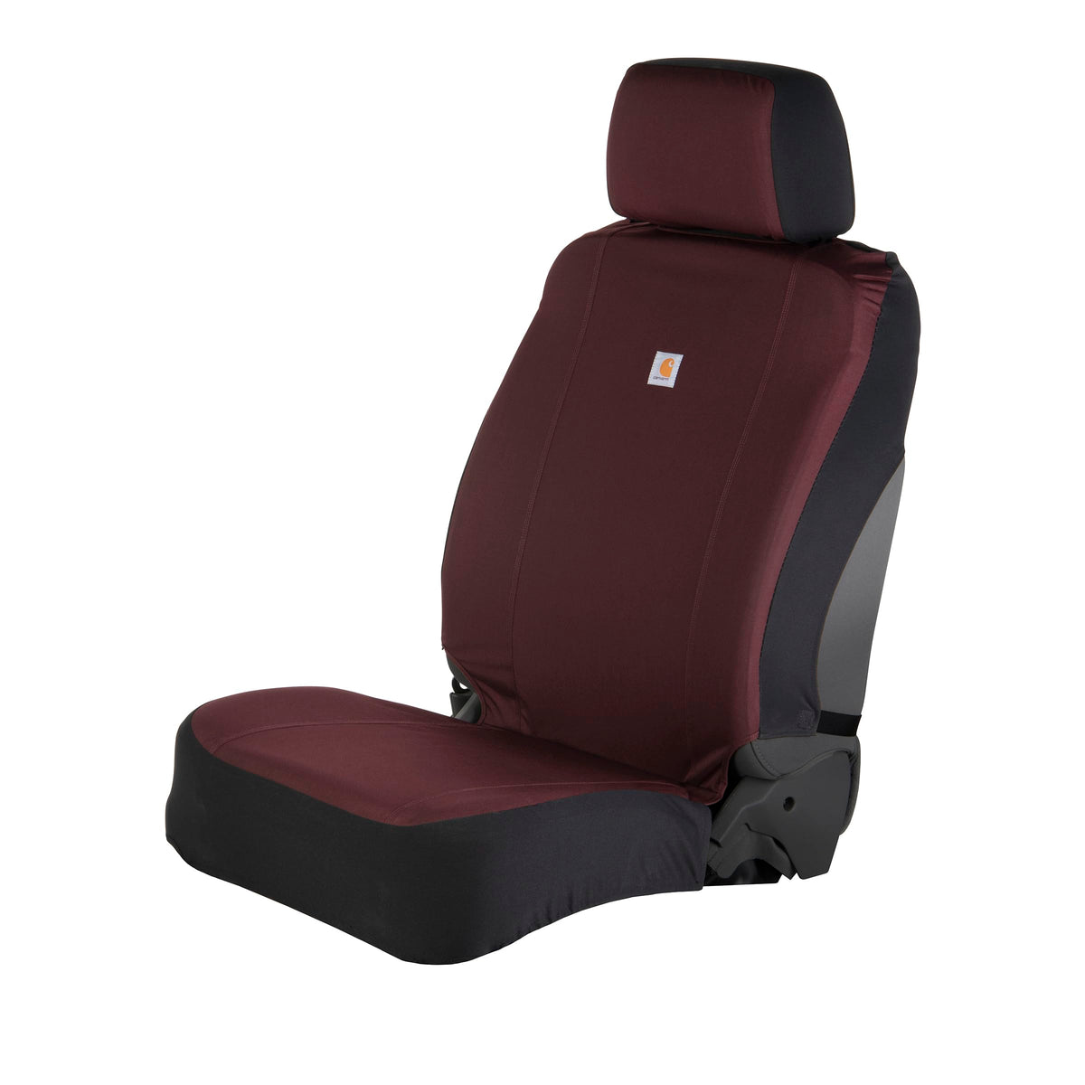 Carhartt Universal Nylon Duck Canvas Fitted Bucket Seat Covers, Durable Seat Protection With Rain Defender, Port