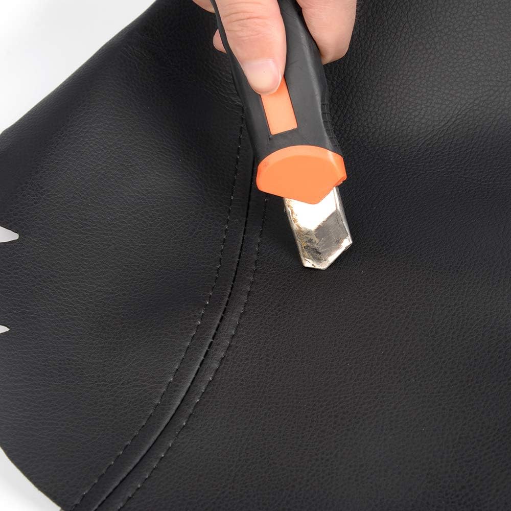 Allgood Armrest Lid Center Console Cover Compatible With Chevy Tahoe Suburban 2007-2013 Leather Black