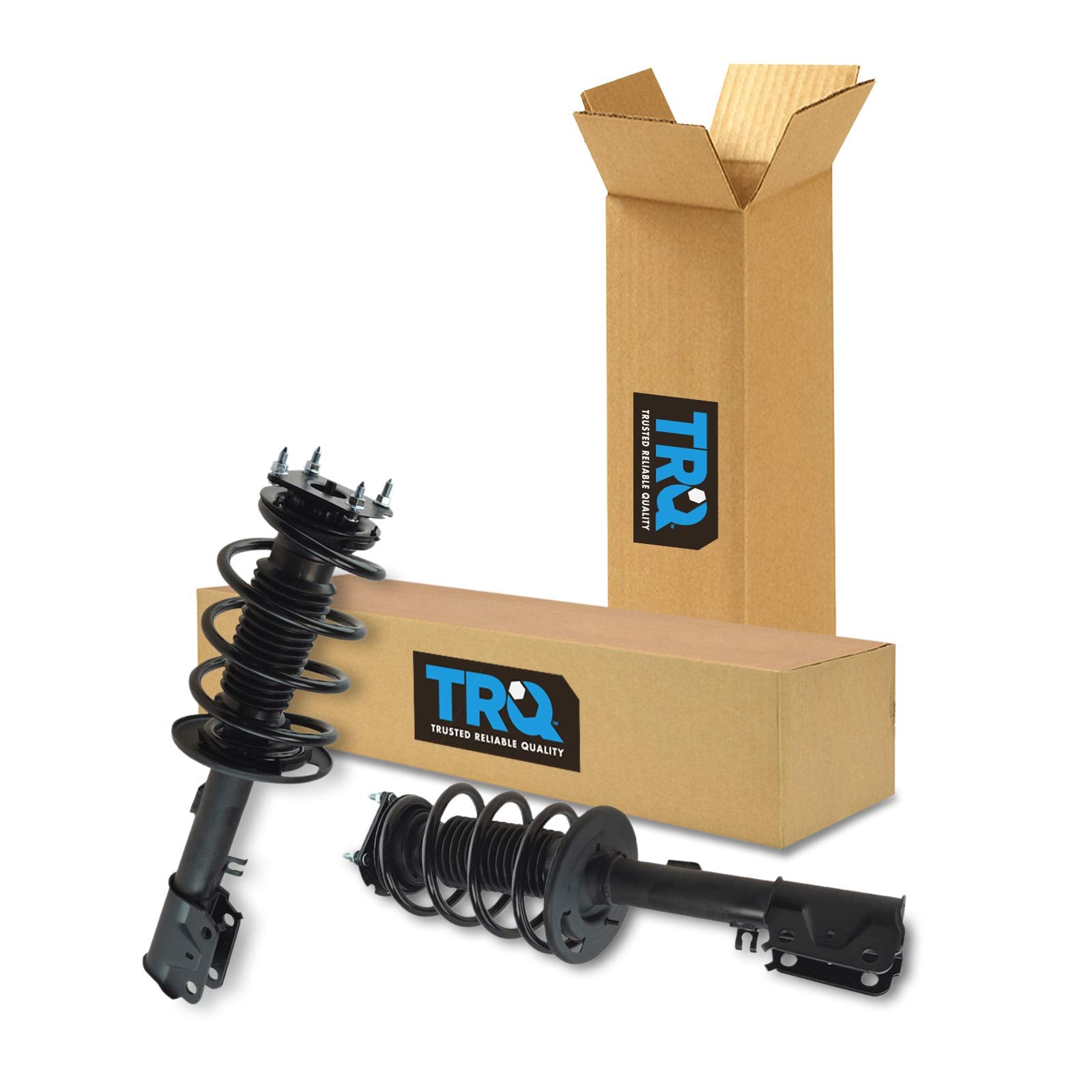 Trq Front Strut & Coil Spring Assembly Set Driver & Passenger Sides Compatible With 11-13 Ford Explorer