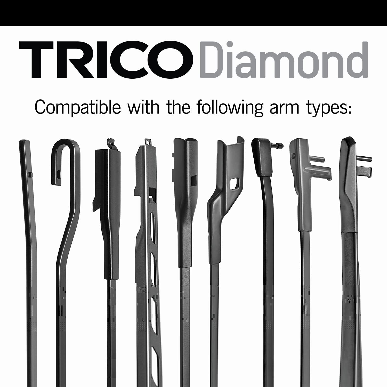 Trico Diamond™ (25-2219) 22 & 19 Inch Pack Of 2 High Performance Automotive Replacement Windshield Wiper Blades For My Car Premium All Weather Beam Blade For Select Vehicle Models