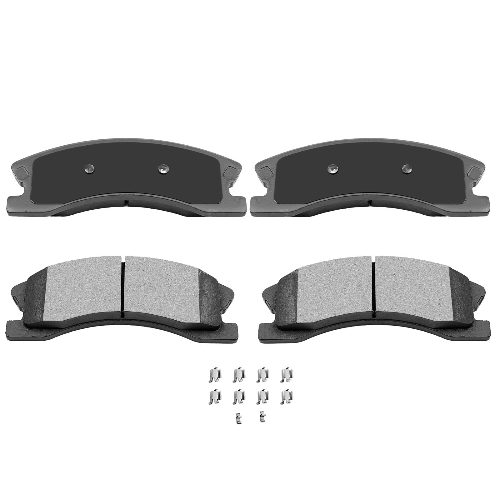 Automuto 4Pcs Front Ceramic Disc Brake Pads Set D945 For Jeep Grand Cherokee 1999-2004