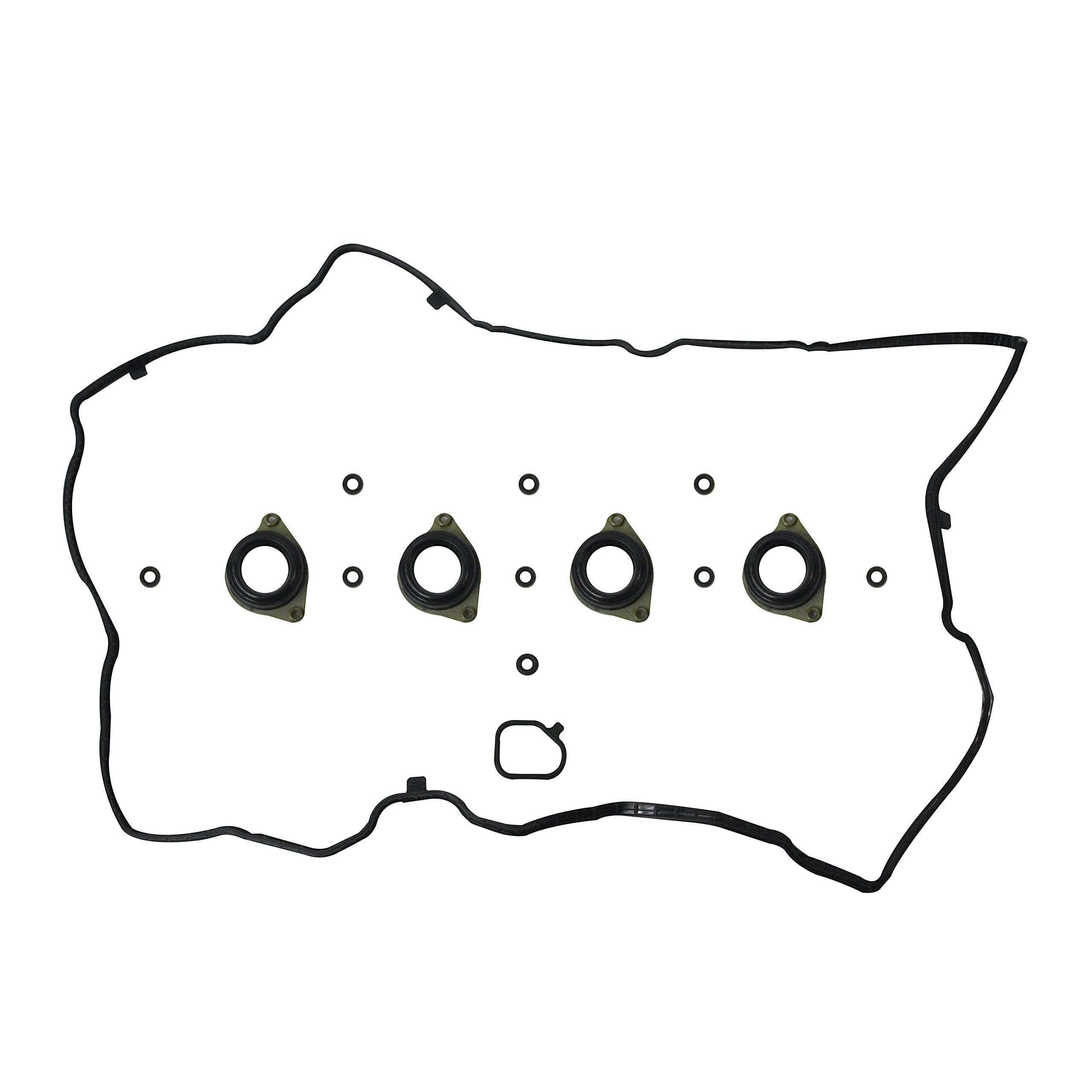 DNJ VC4305G Valve Cover Gasket with Grommets for 13-20, Acura, Honda ILX, TLX, Accord, CR-V, 2.4L, L4, DOHC, 2354cc, 2356cc, 144cid, Naturally Aspirated