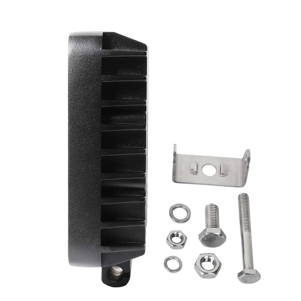 Exzeit 60W Led Work Lights For Truck, 150 Flood Led Trator Lights, 4200Lms Off Road Lights, 4.4Inches, 12/24 V Led Light Bar