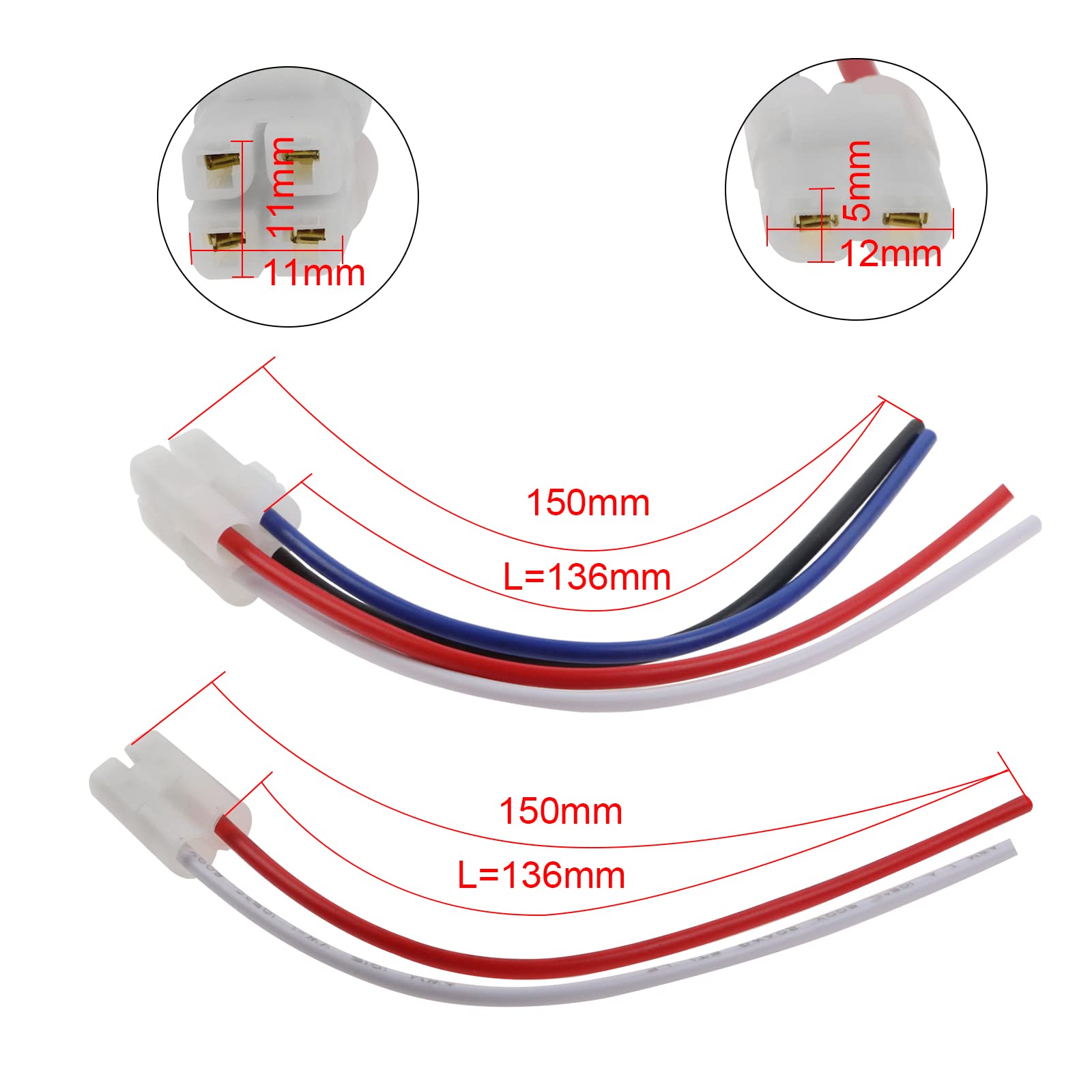 FLYPIG CDI Cable Wire Harness Plug for GY6 4 Stroke 4-Stroke 50CC 150CC Scooter Moped ATV GO Kart TAOTAO JONWAY SUNL