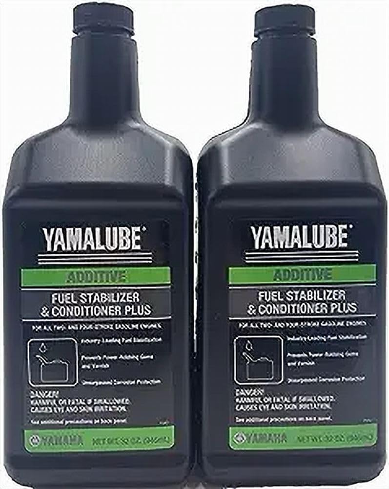 YAMAHA Original OEM Yamalube ACC-FSTAB-PL-32 Fuel Stabilizer & Conditioner 2 Pack