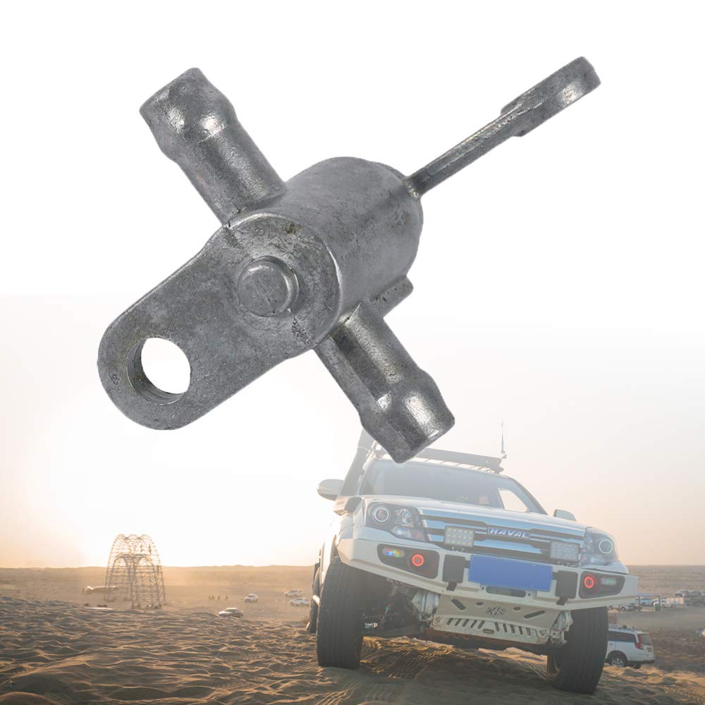 Acxico 1Pcs 5/16' In-Line Straight Fuel Gas Shut Cut Off Valve Switch 8Mm Motorcycle Atv Cut Tackle