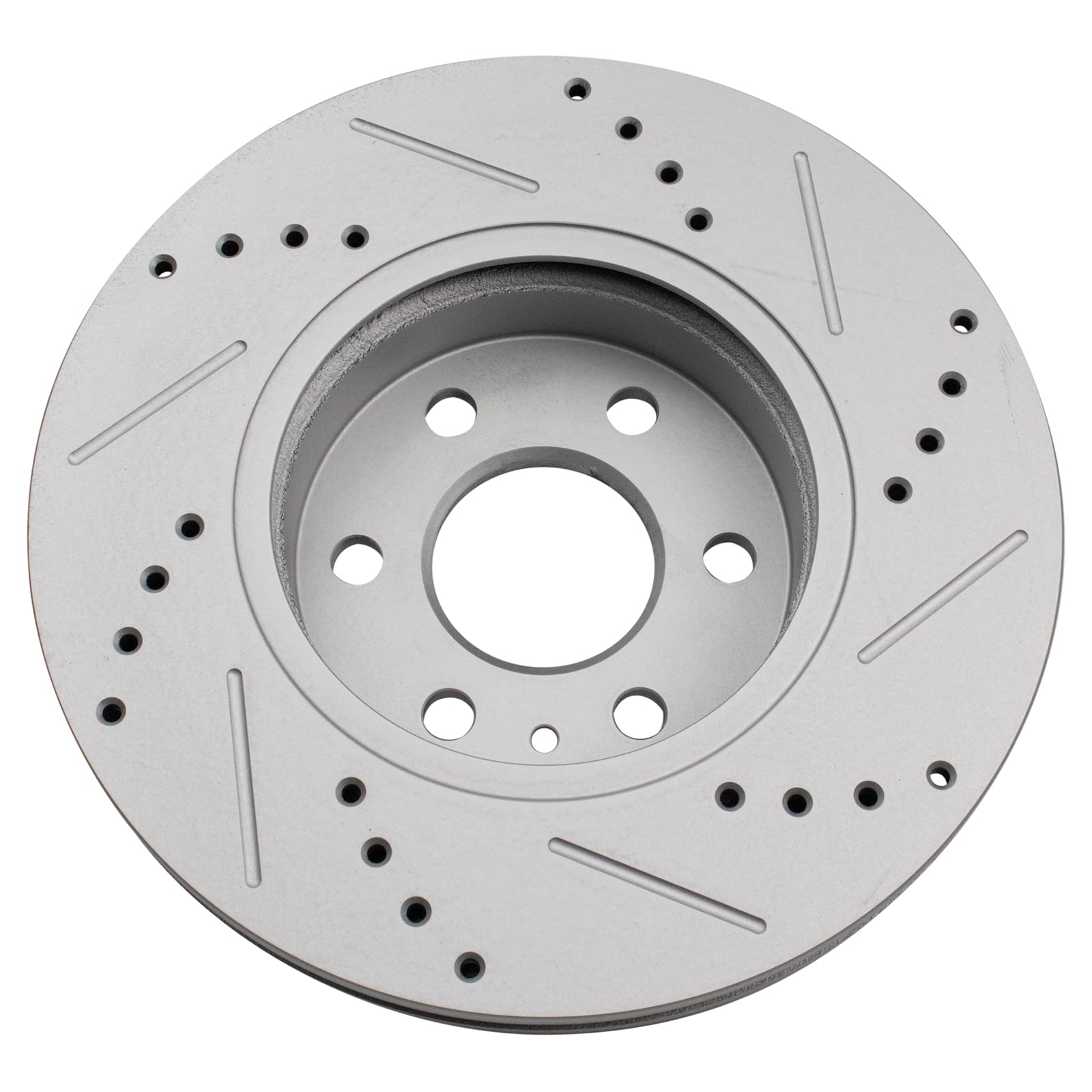 Trq Front Performance Brake Rotors Set Vented Premium G-Coated Compatible With 2015-2020 Chevrolet Colorado Gmc Canyon