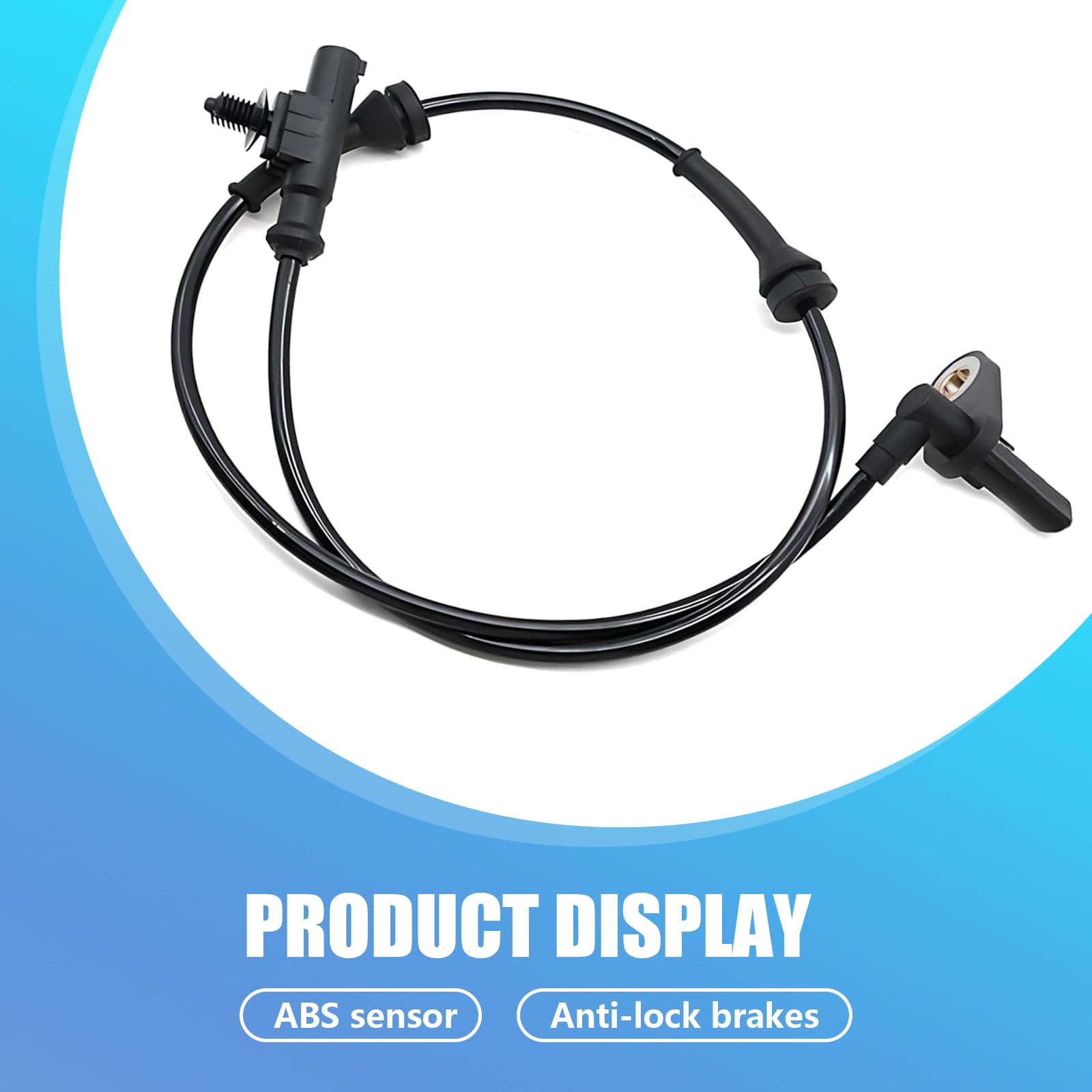 dawfall Pack-1 Automobile Wheel Speed Sensor, Anti-Lock Brake System Rear Left ABS Sensor, Directly Installed Standard Accessori