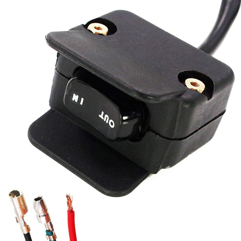 Anxingo Atv Winch Switch Handlebar Control Mini Rocker Switch - All Winches Replacement 12V Atv Utv Winch Rocker Switch