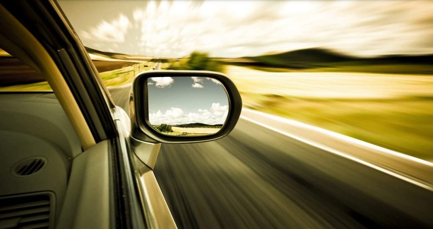 Exactafit 8100R Passenger Side Mirror Glass Replacement Repair Compatible With 1987-2002 Jeep Wrangler, 1997-2002 Jeep Tj