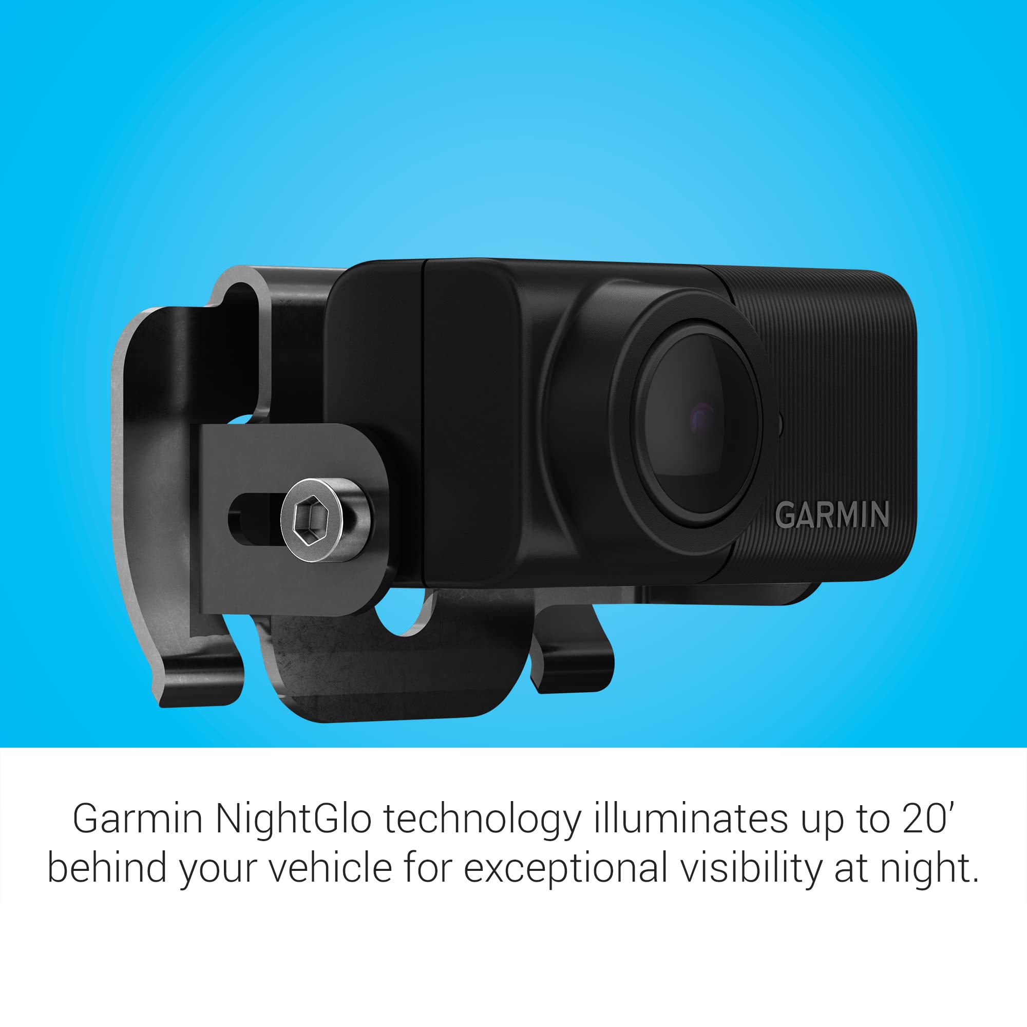 Garmin Bc 50 With Night Vision - Wireless Backup Camera, Nightglo Illumination, Infrared, Hd Resolution, 160-Degree Lens, Weathe