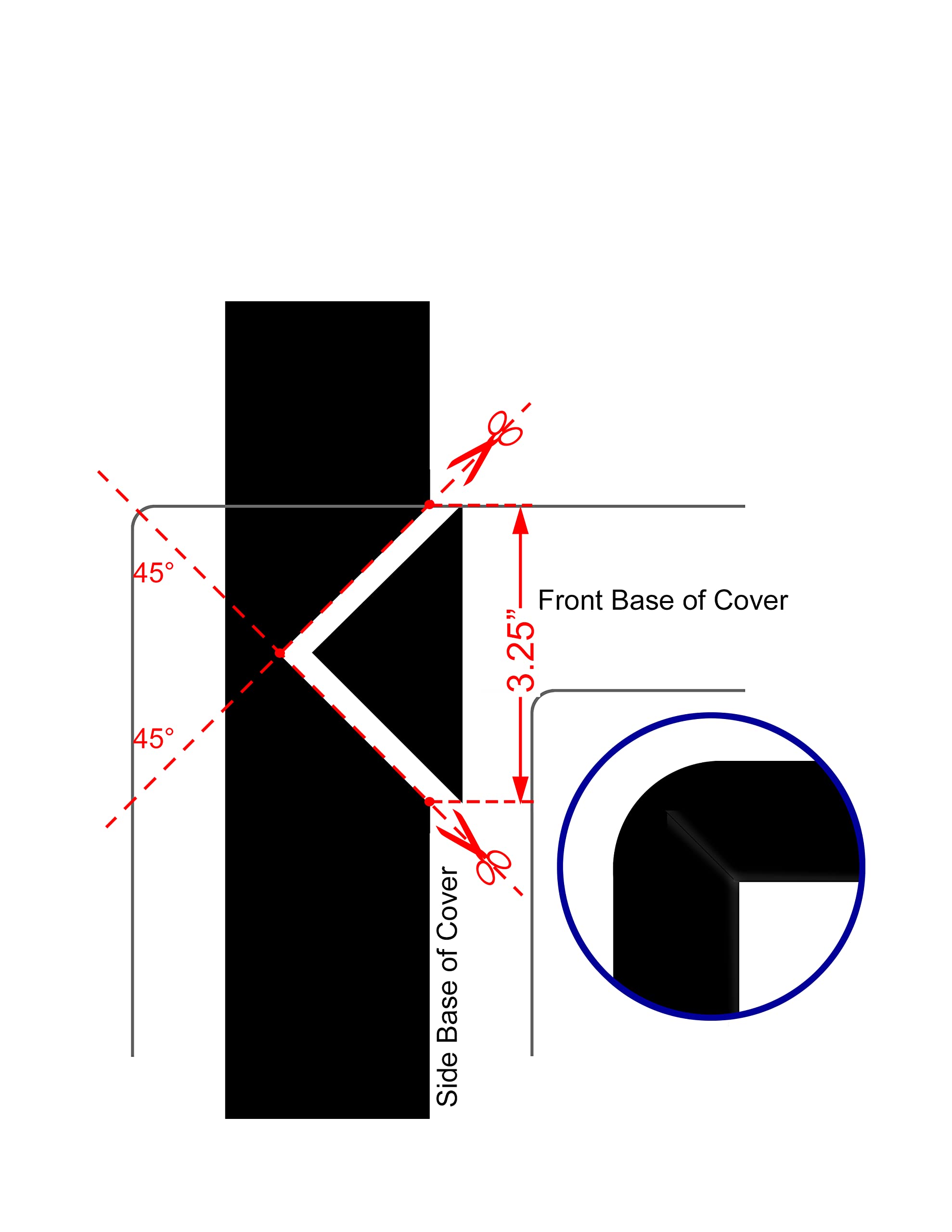 ESI Premium Cap Seal XL 23 FT (2&quot; Width x .200&quot; Height x 23' Length) EPDM Rubber for Caps 200 lbs or Less
