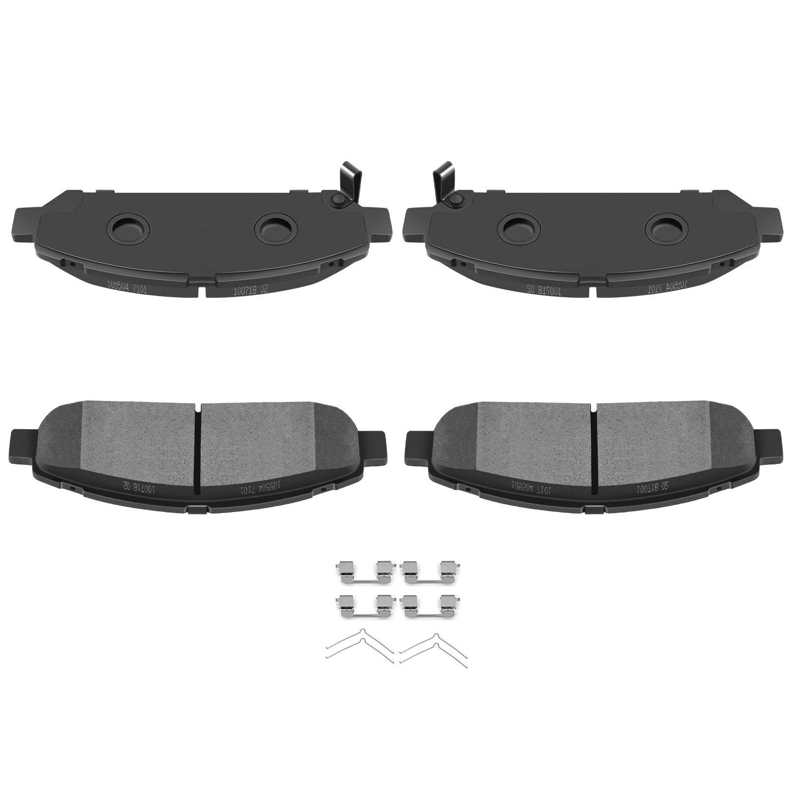 Automuto 4Pcs Front Ceramic Disc Brake Pads Set D1401 For Toyota Venza 2009-2016