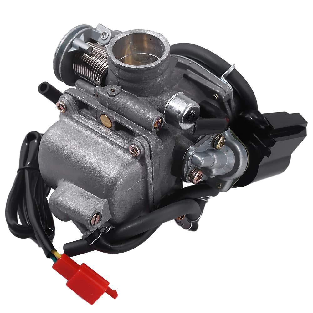 Pd24J Carburetor For 4-Stroke Gy6 125Cc 150Cc Atv Go Karts Scooter Mopeds Qmj/Qmi157 Qmj/Qmi152 - Manifold Intake Fiameter 24Mm
