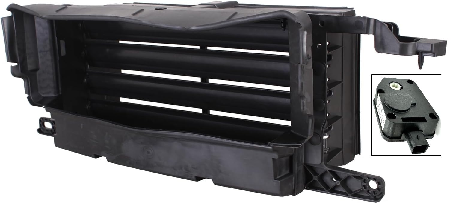 TYG (CAPA QUALITY) Active Grille Shutter For '18-'21 Ford Expedition/Expedition MAX Lower JL1Z8475B FO1206143 w/Motor