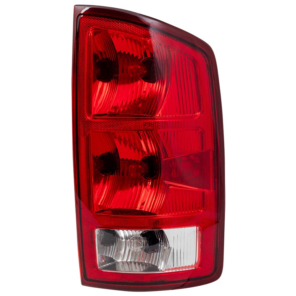 Brock Replacement Tail Lights Compatible with 2002-2006 Pickup Truck Set Driver and Passenger with Circuit Board 55077347AF 5507