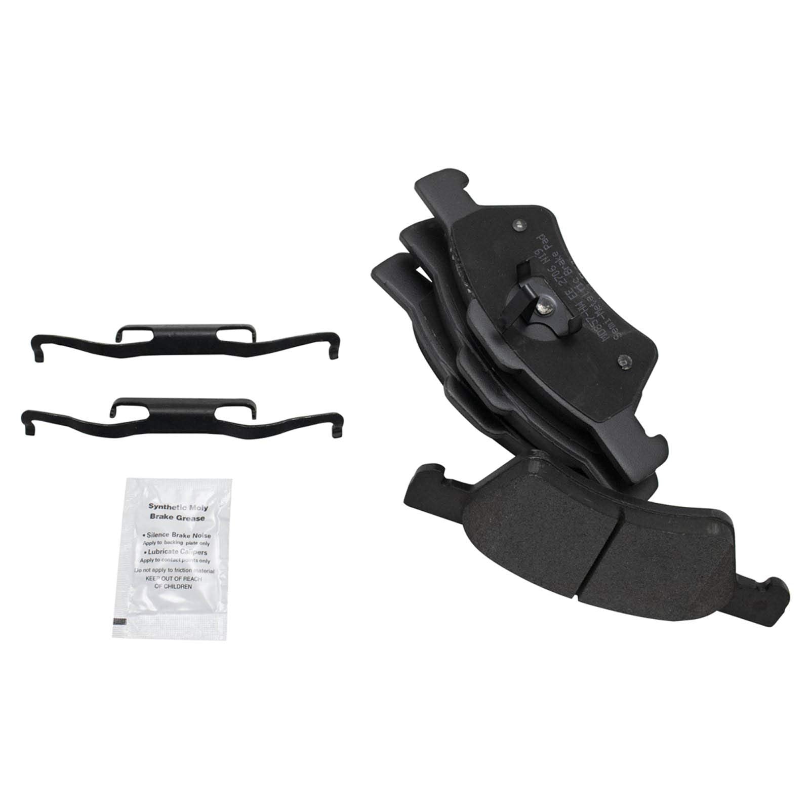 Trq Front Brake Pad & Rotor Kit Brake Pads Brake Rotor Semi-Metallic Compatible With 2001-2007 Chrysler Town & Country Dodge Car