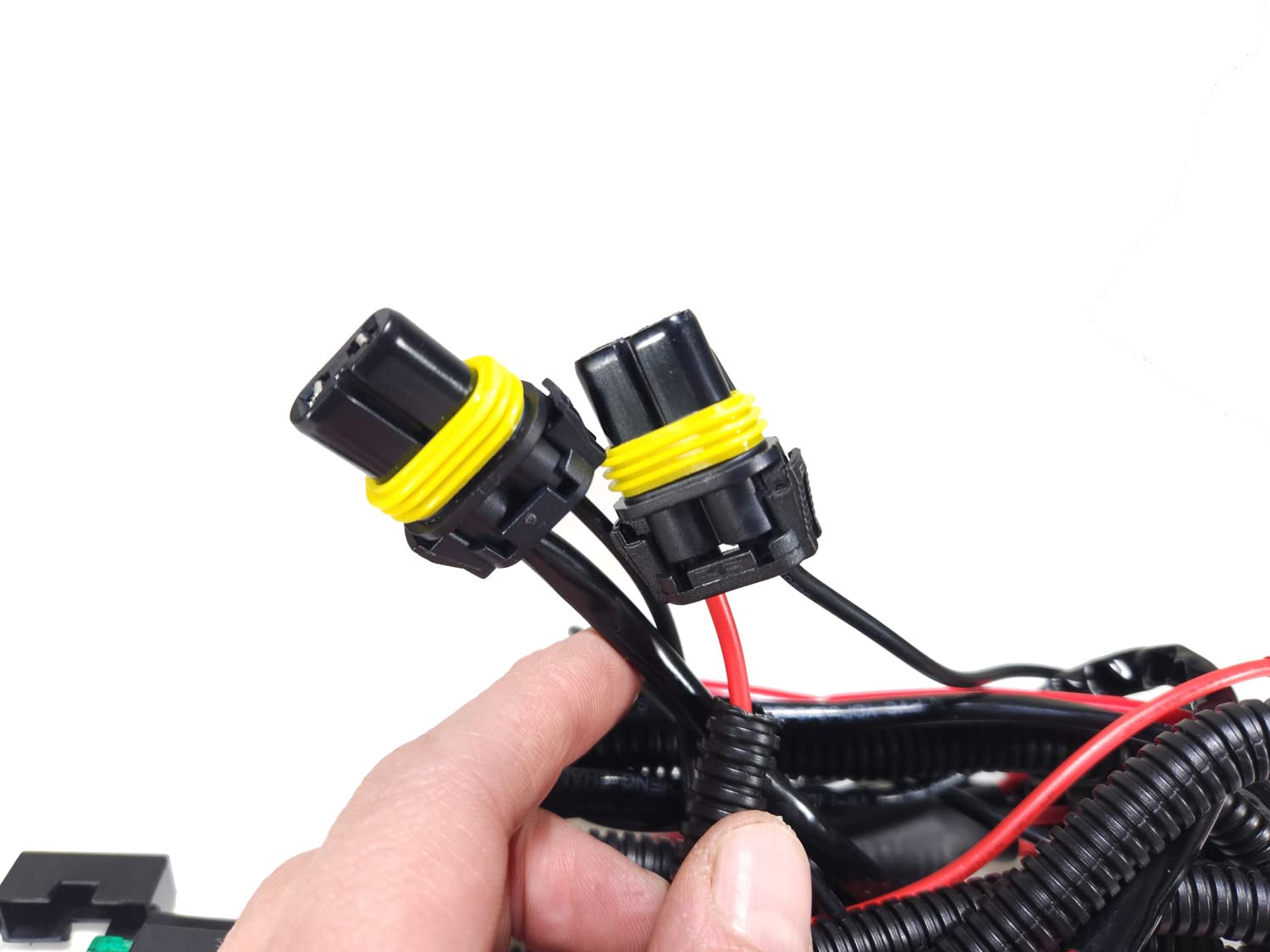 H11 H9 H8 880 881 Automotive Relay Wiring Fuse Harness With Plug Play Connector 40A