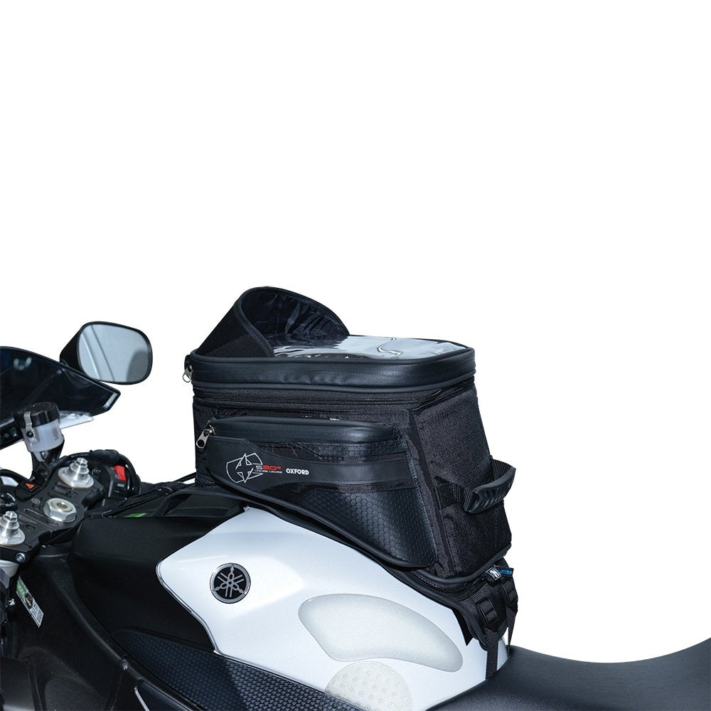Oxford - S20R Adventure Strap On Tank Bag - Black (OL231), 5.2 gallon (20L)