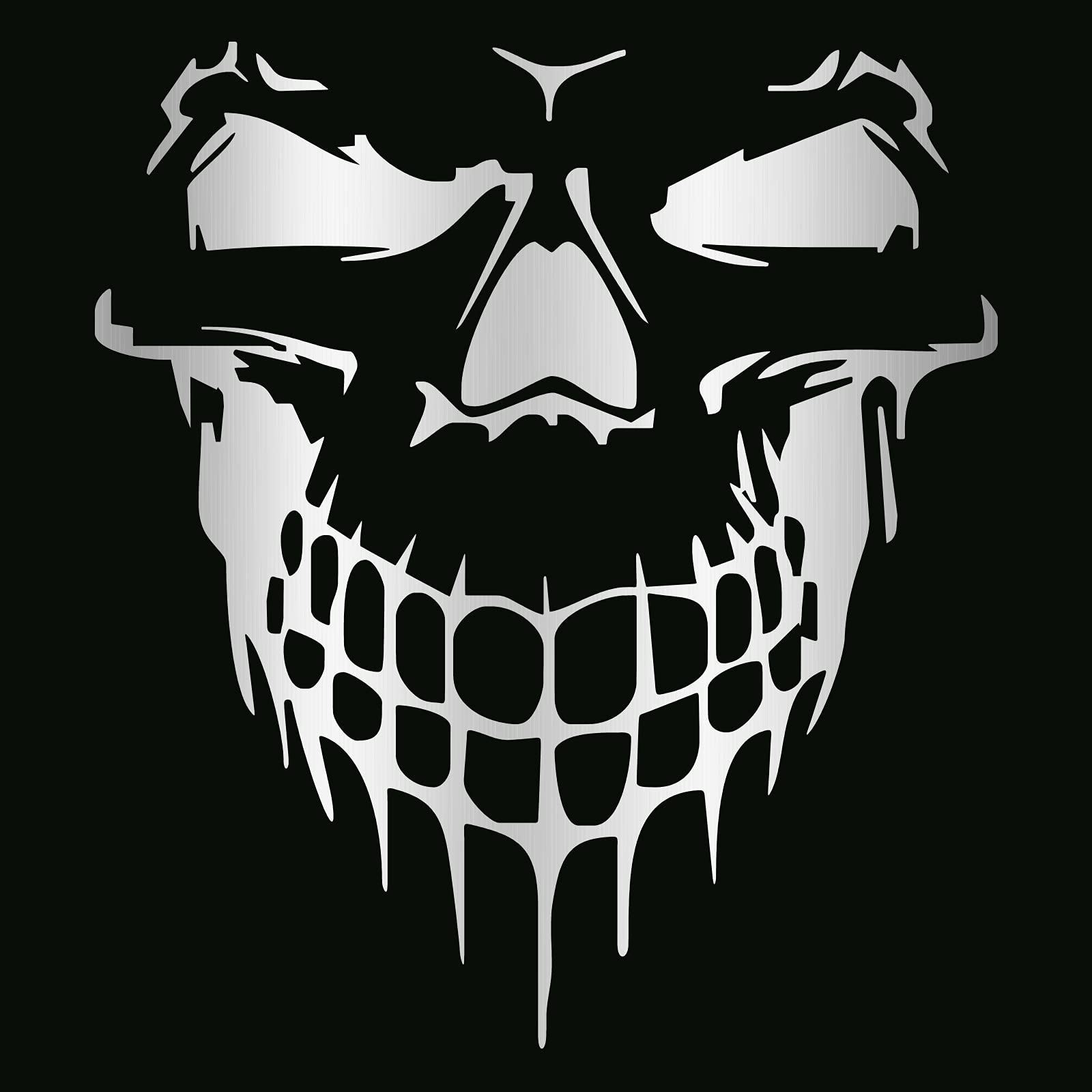 Hungmieh 3D Skull Stickers And Decals For Car Windows, Doors, And Trucks - Laser Bumper Signs For Car Styling And Decor - Brushe