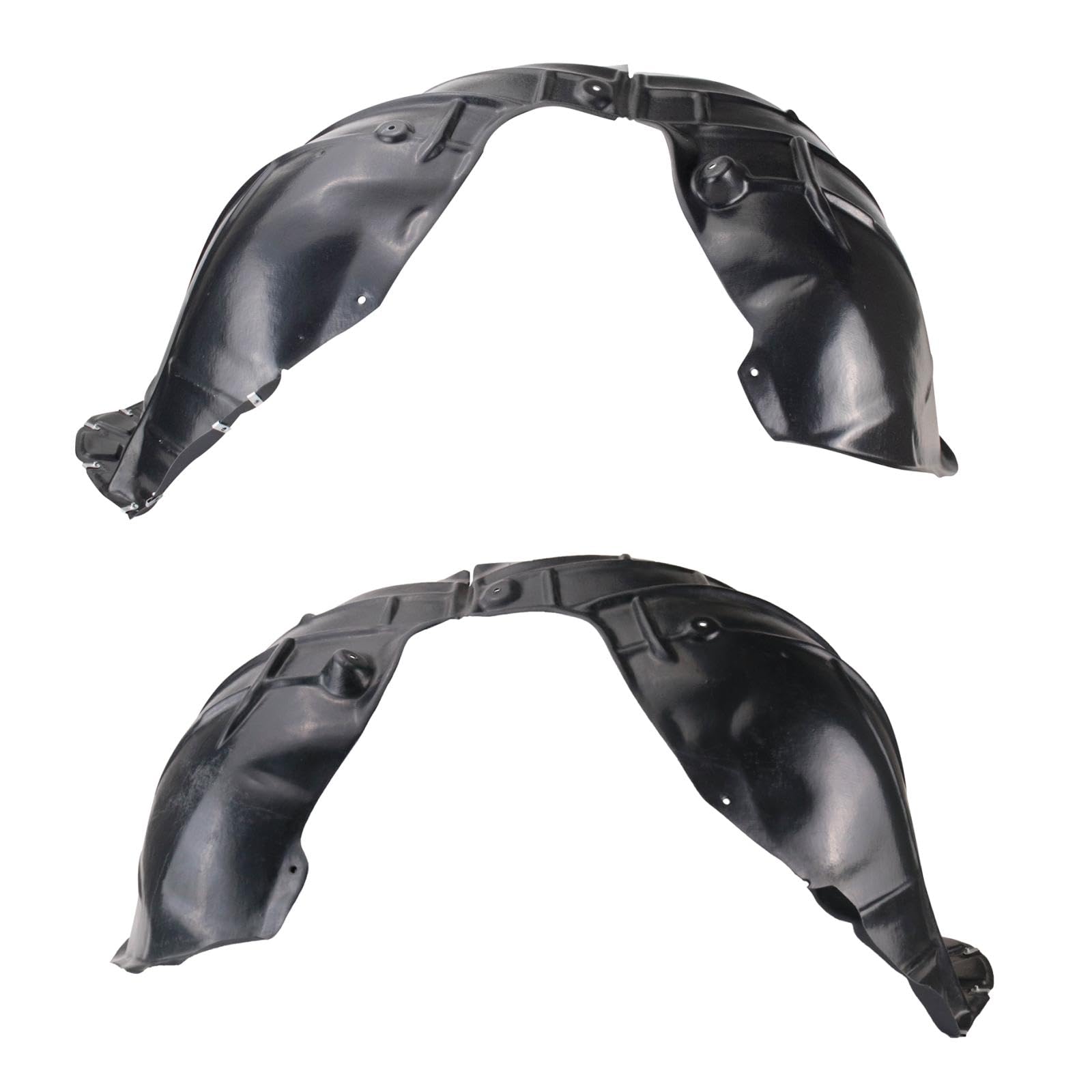 Trq Front Inner Fender Liner Set Compatible With 2016-2020 Buick Envision Gm1248285 Gm1249285
