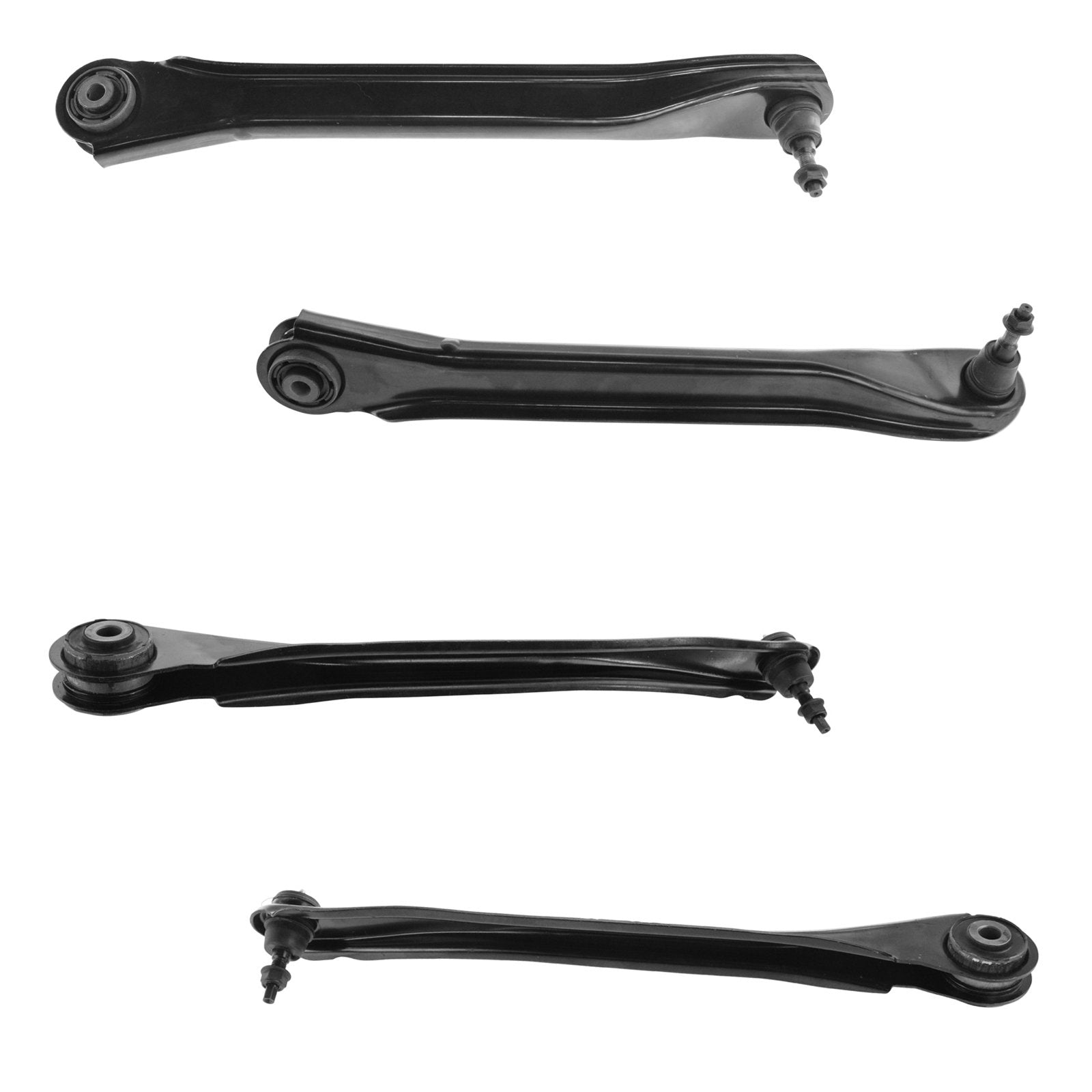 TRQ Rear Control Arm with Ball Joint Set Compatible with 2009-2012 Ford Escape 2009-2011 Mercury Mariner