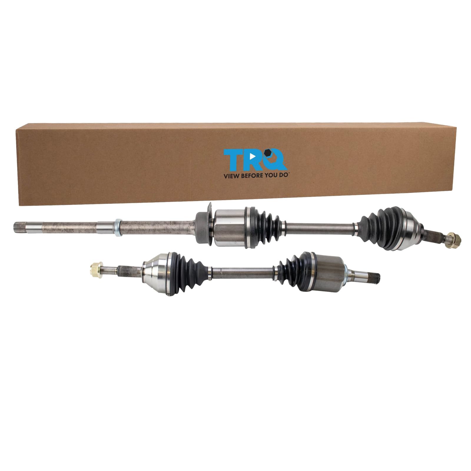 Trq Front Cv Axle Shaft Assembly Set Compatible With 2011-2014 Ford Explorer