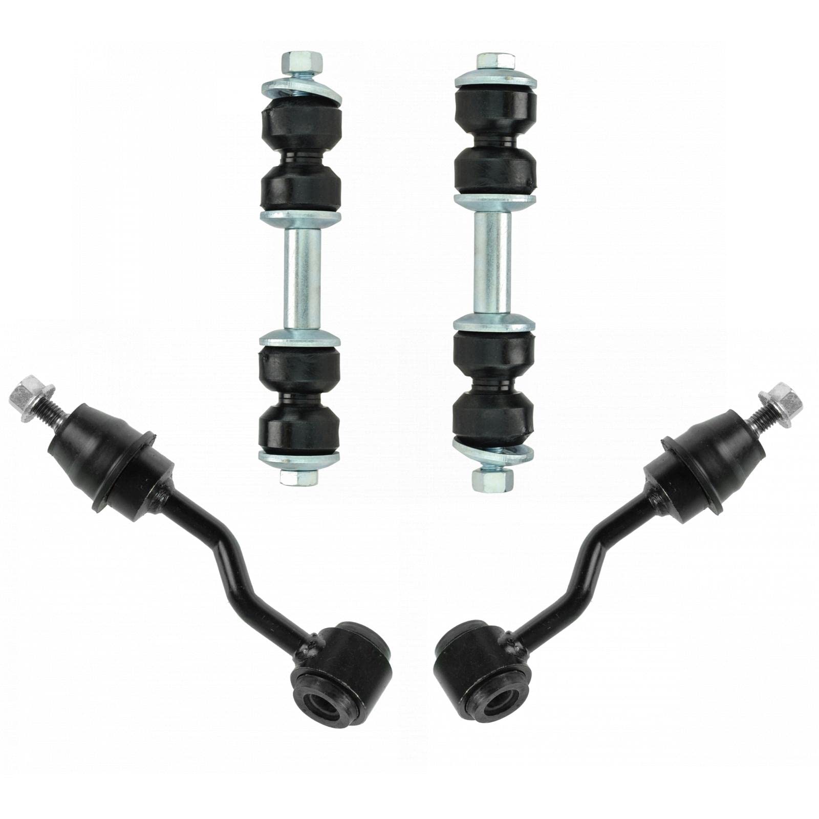 Trq Front & Rear Sway Bar Stabilizer Link Set Compatible With 1996-1998 Jeep Grand Cherokee