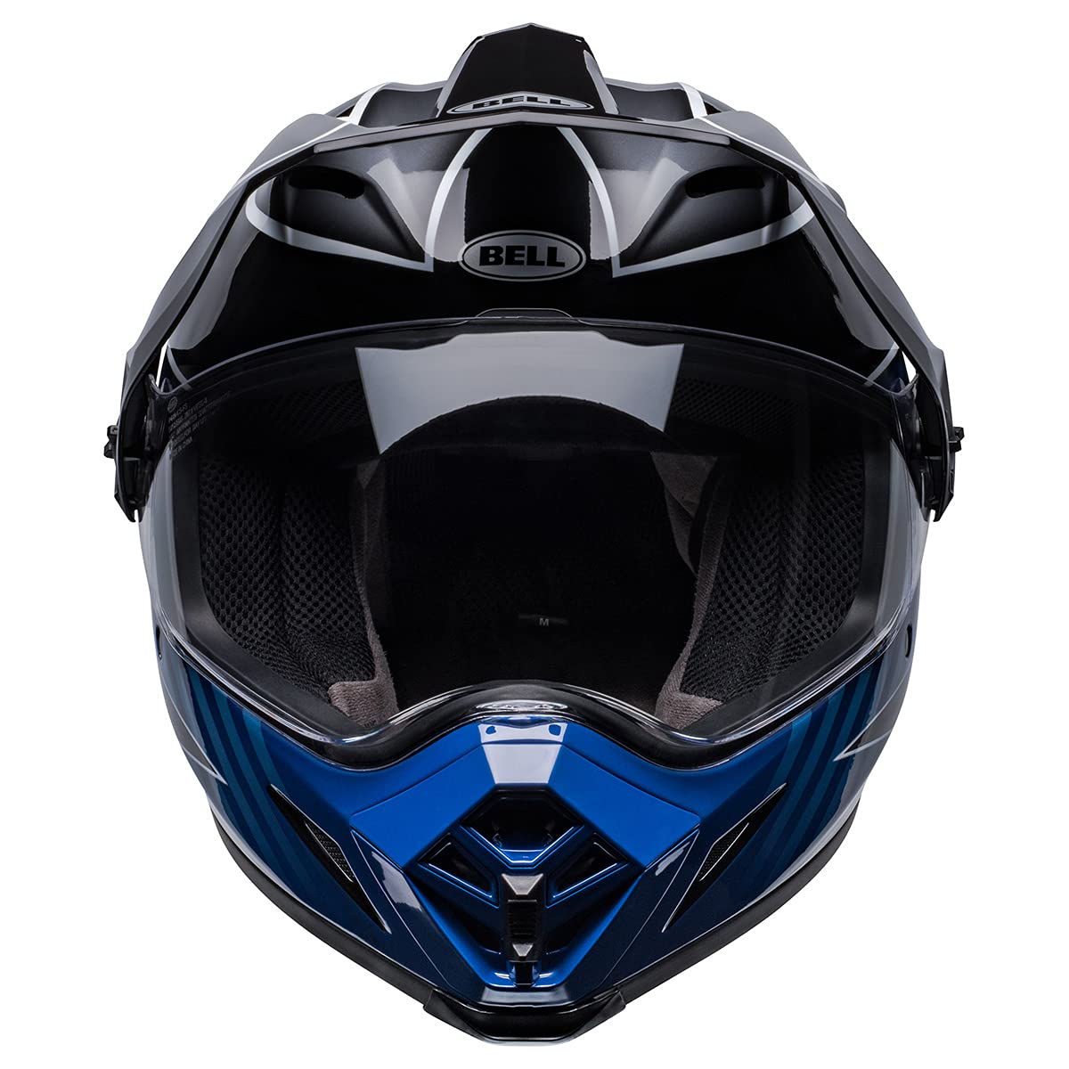 Bell Mx-9 Adventure Mips Dirt Helmet (Dalton Gloss Black/Blue - Large)