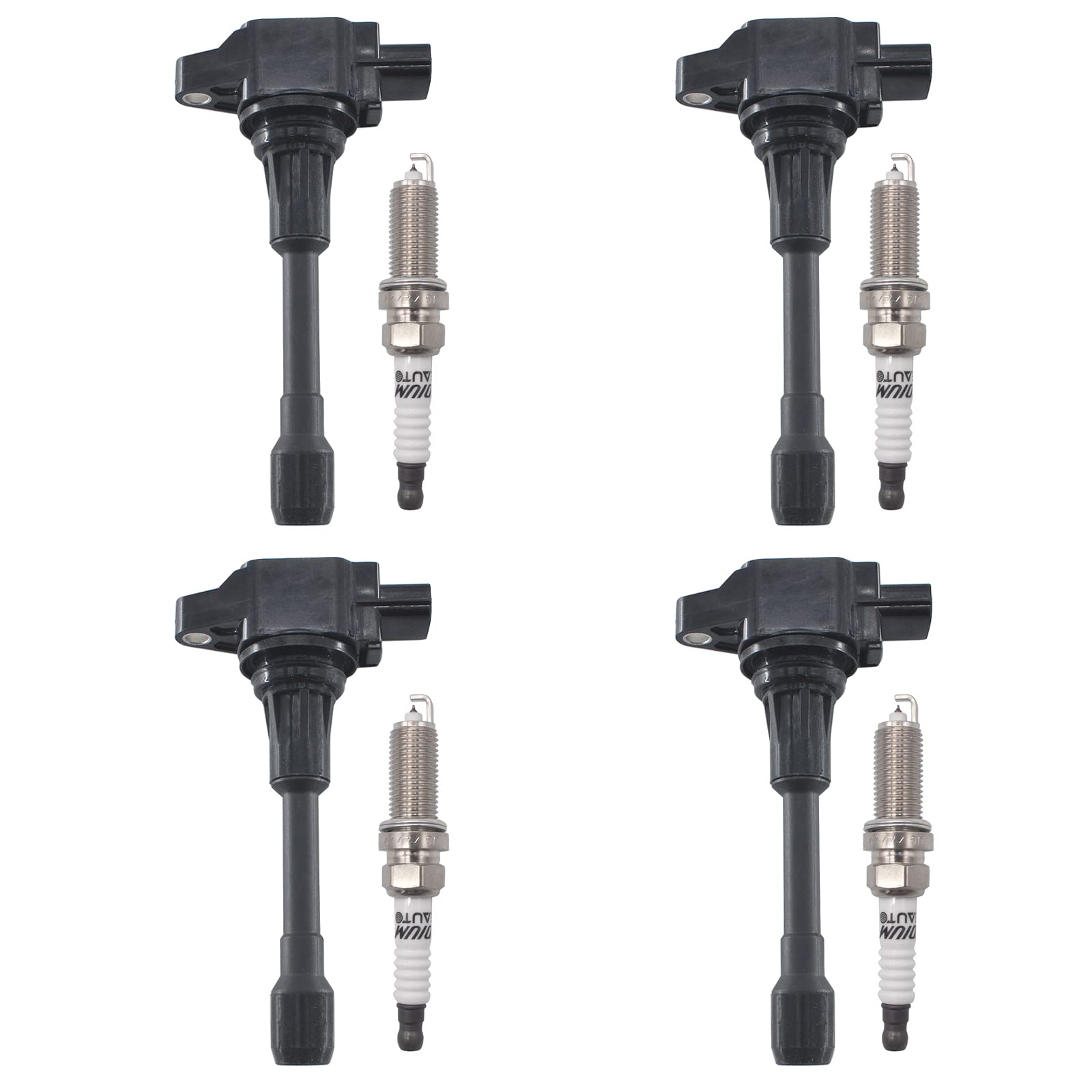 Uf549 Ignition Coil Pack 22448Ed000 And Iridium Spark Plugs 9029 Set Of 4 Fit For Nissan Sentra,Altima,Versa,Rogue,Cube,Urvan,Nv200,Pathfinder 2007-2015&Infiniti Qx60 2014 2015 1.6L 1.8L 2.0L 2.5L L4