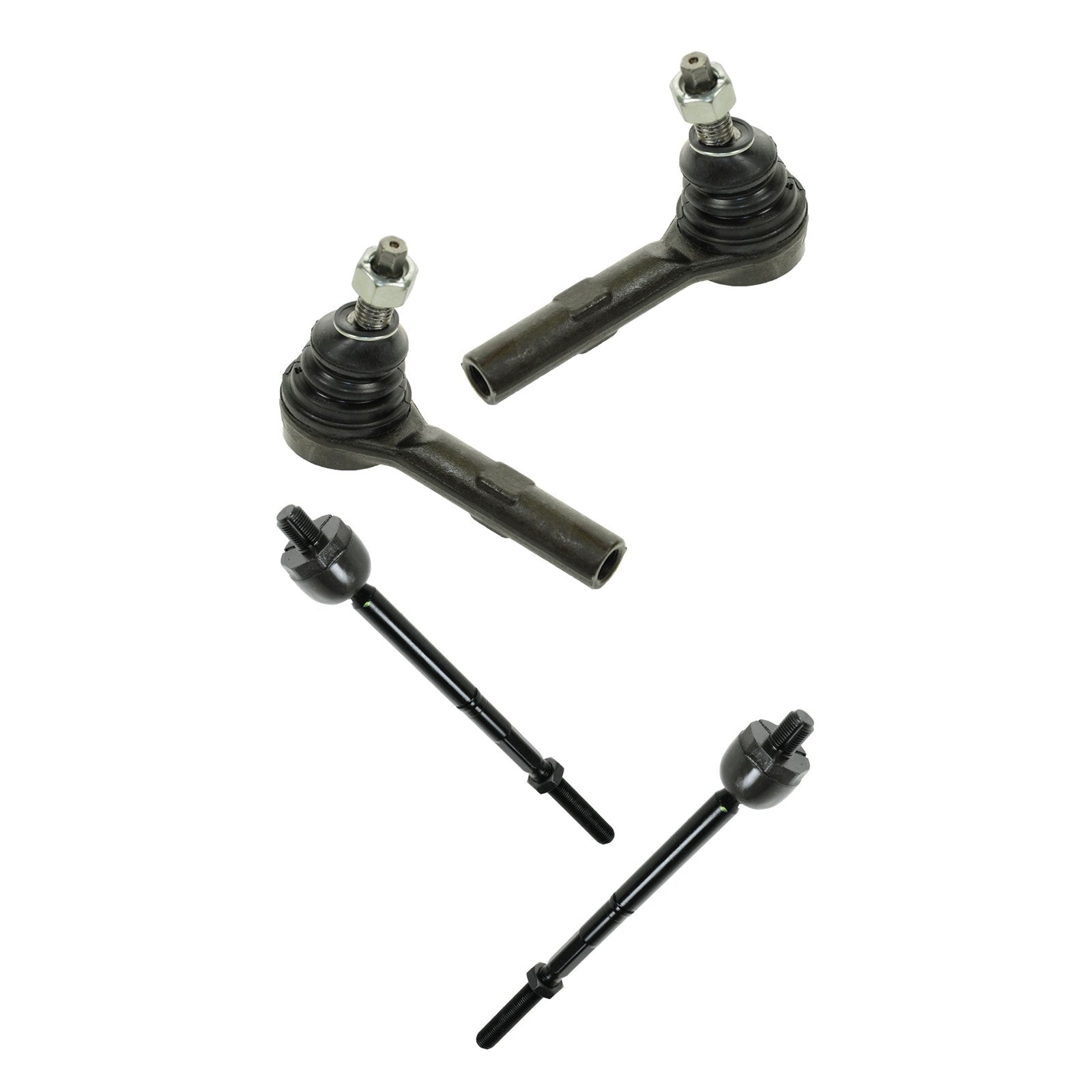 Trq Front Tie Rod Set Compatible With 2006-2010 Ford Explorer 2007-2010 Explorer Sport Trac Mercury Mountaineer