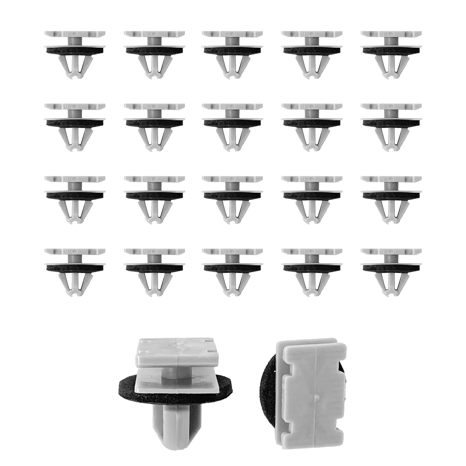 Gistilli 20Pcs Rocker Fender Exterior Trim Molding Clip Compatible With Jeep Grand Cherokee Compass 68172491Aa 68271803Aa 68395627Aa