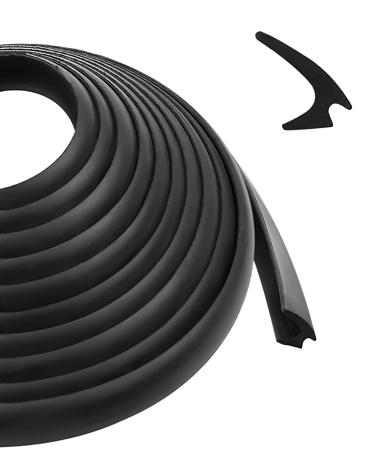 Rv Window Rubber Seal Strip 1/2'' X 1/4'' Fit For Boats Rv Window Edge Weatherstrip Waterproof 10Ft Window Seal Trim Rubber Wind