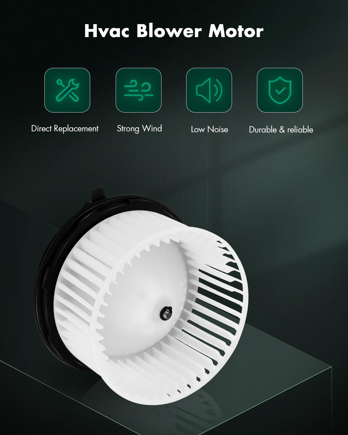 Scitoo Hvac Heater Blower Motor With Fan Cage Front 700191 For Cadillac 2003-2006,For Chevy 2003-2007,For Gmc 2003-2007,For Humm