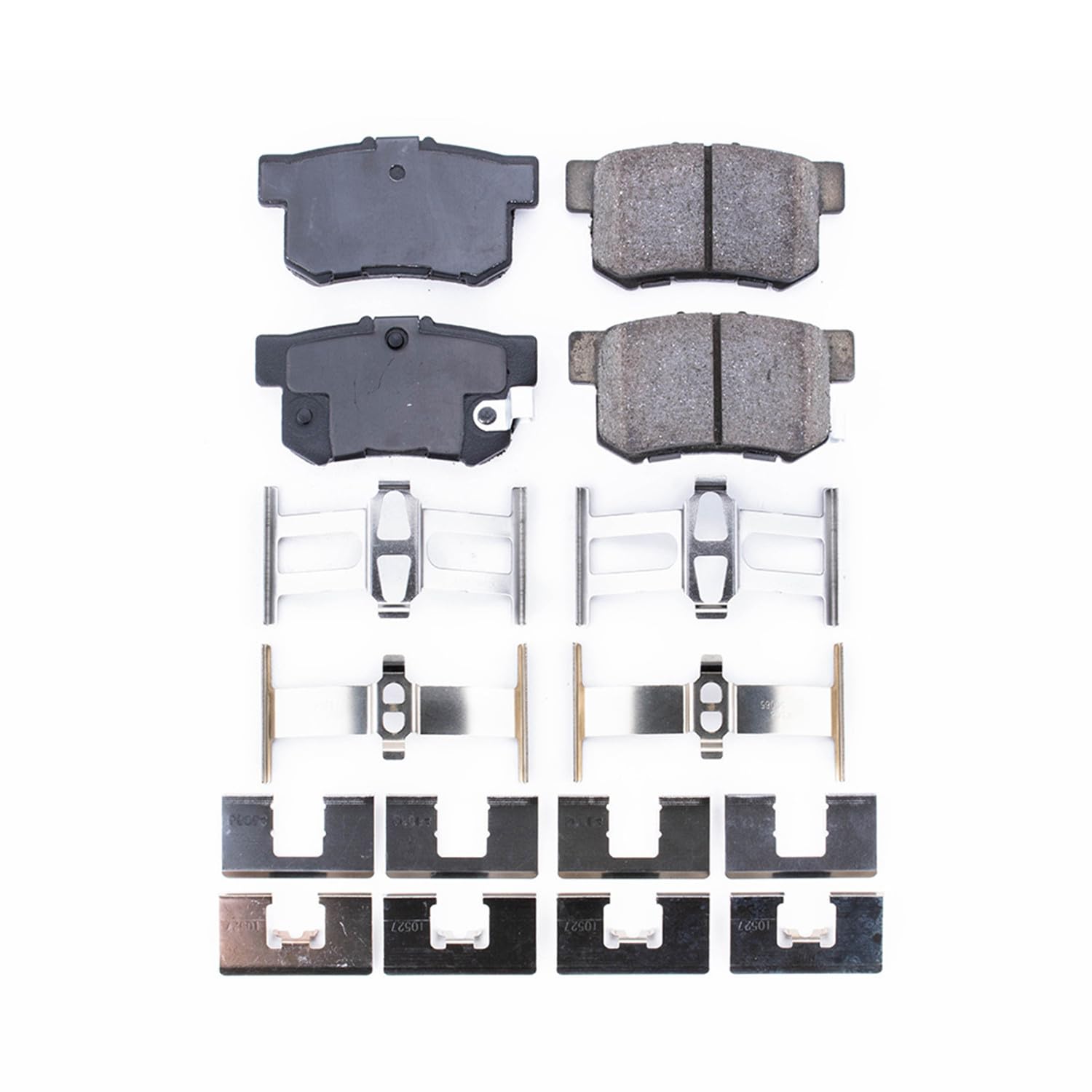 Power Stop 17-537 Rear Ceramic Brake Pads With Hardware For Acura Cl Ilx Integra Legend Rl Rsx Tl Tsx Vigor | Honda Accord Civic