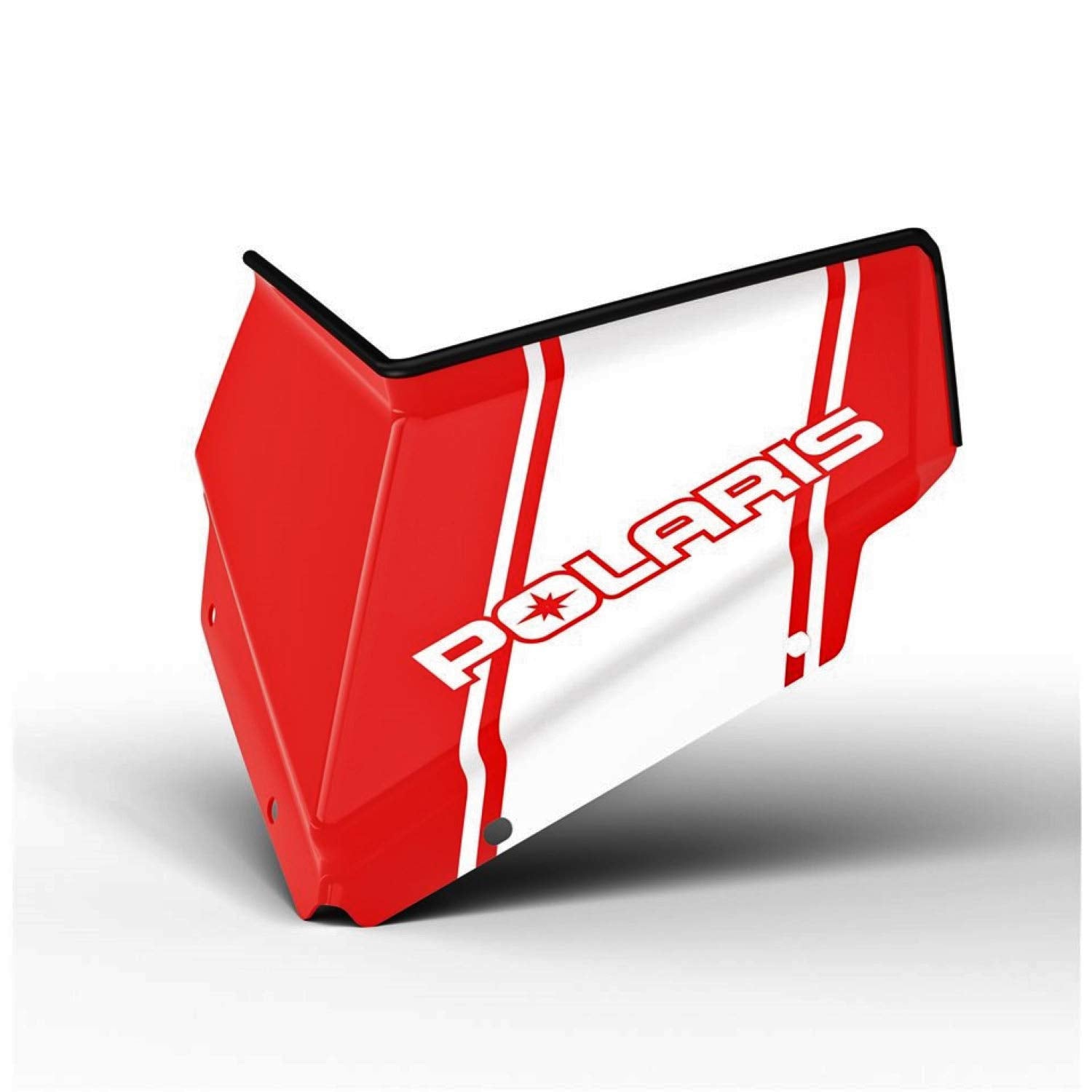 Polaris Snowmobile New Oem Low Windshield With Striped Logo, 2880387