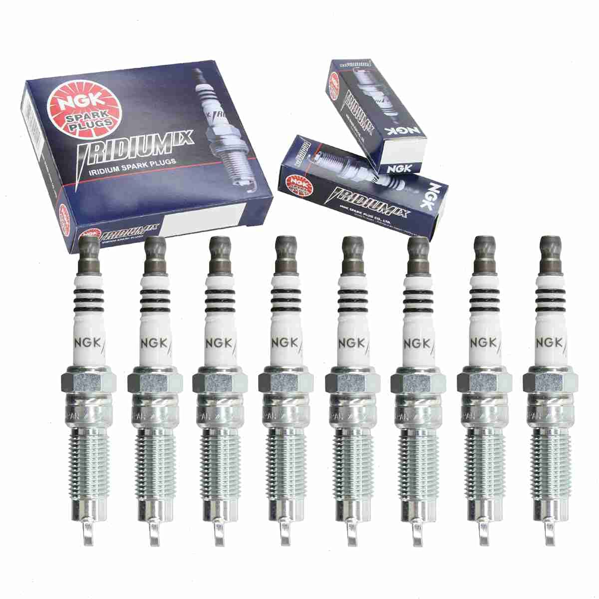 8 pc NGK Iridium IX Spark Plugs compatible with Lincoln Navigator 5.4L V8 2008-2014