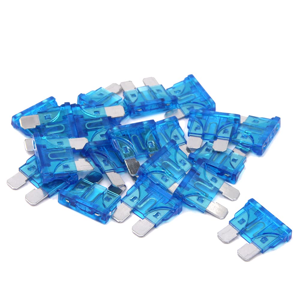 (55 Pcs) 15 Amp Standard Blade Fuse, 15A Automotive Fuse For Car Truck