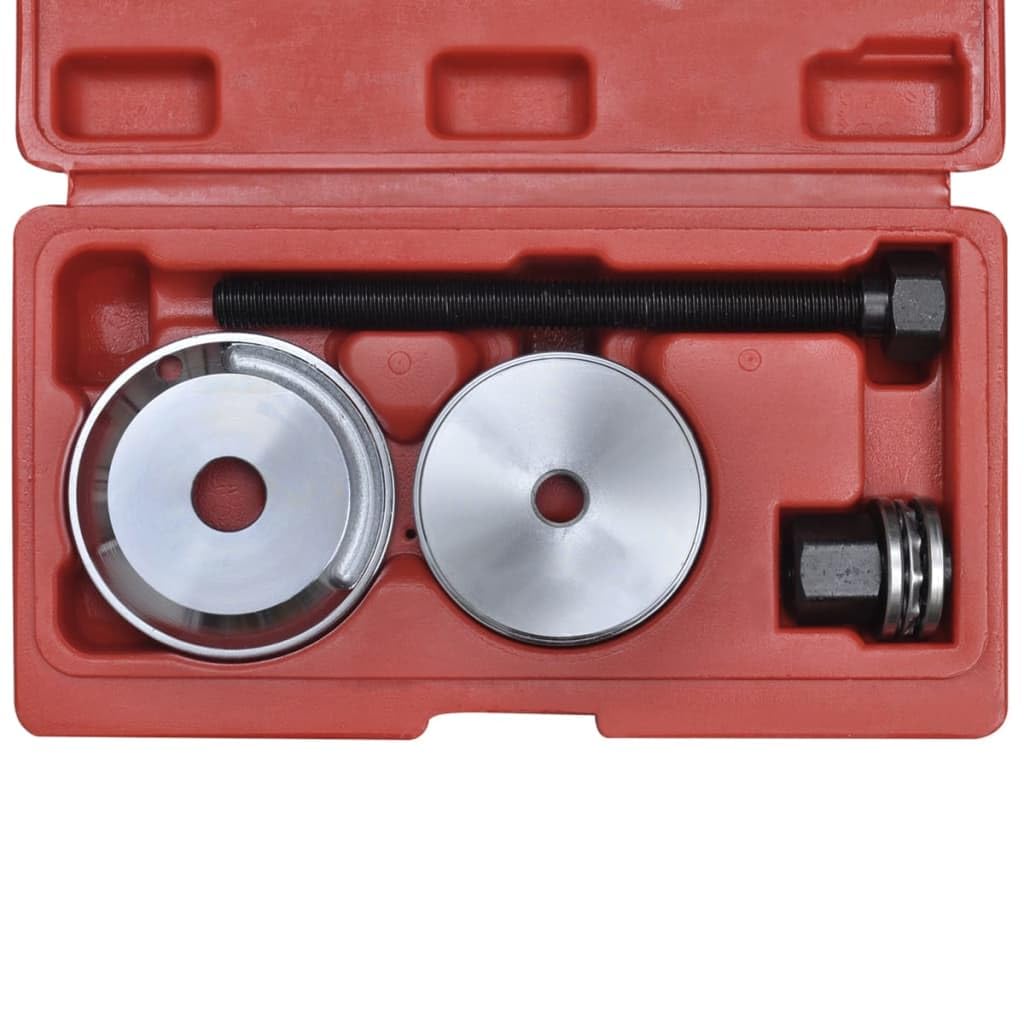'Vidaxl Silent Block Tool Set - Durable Carbon Steel Mounting Tools For Quick Installation Of Rubber Bushings On Front Axles - Compatible With Various Car Models