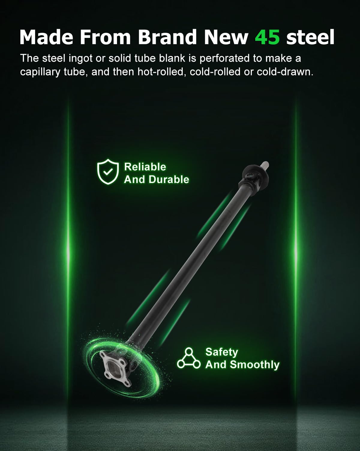 Scitoo?35.5''?Steel Front Driveshaft Assembly Drive Shaft Prop Shaft For Infiniti Ex35 Ex37 Fx35 Fx37 G25 G37 M37 Q40 Q50 Q60 Q7