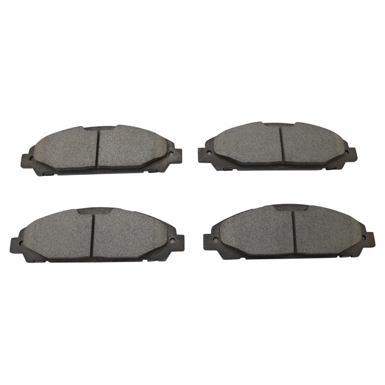 TRQ Front Brake Pads Ceramic Compatible with 2015-2017 Ford Mustang