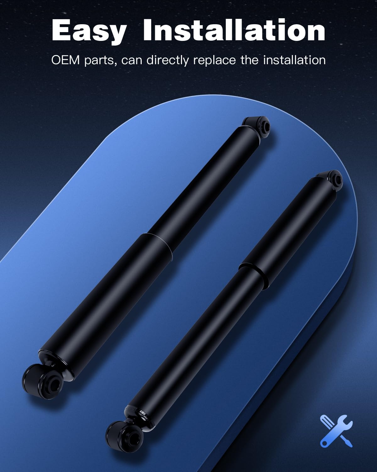 Shocks Struts,ECCPP Rear Shock Absorbers Fits 2005-2011 for Chevy Equinox,2010-2011 for GMC Terrain,2002-2010 for Saturn Vue,200